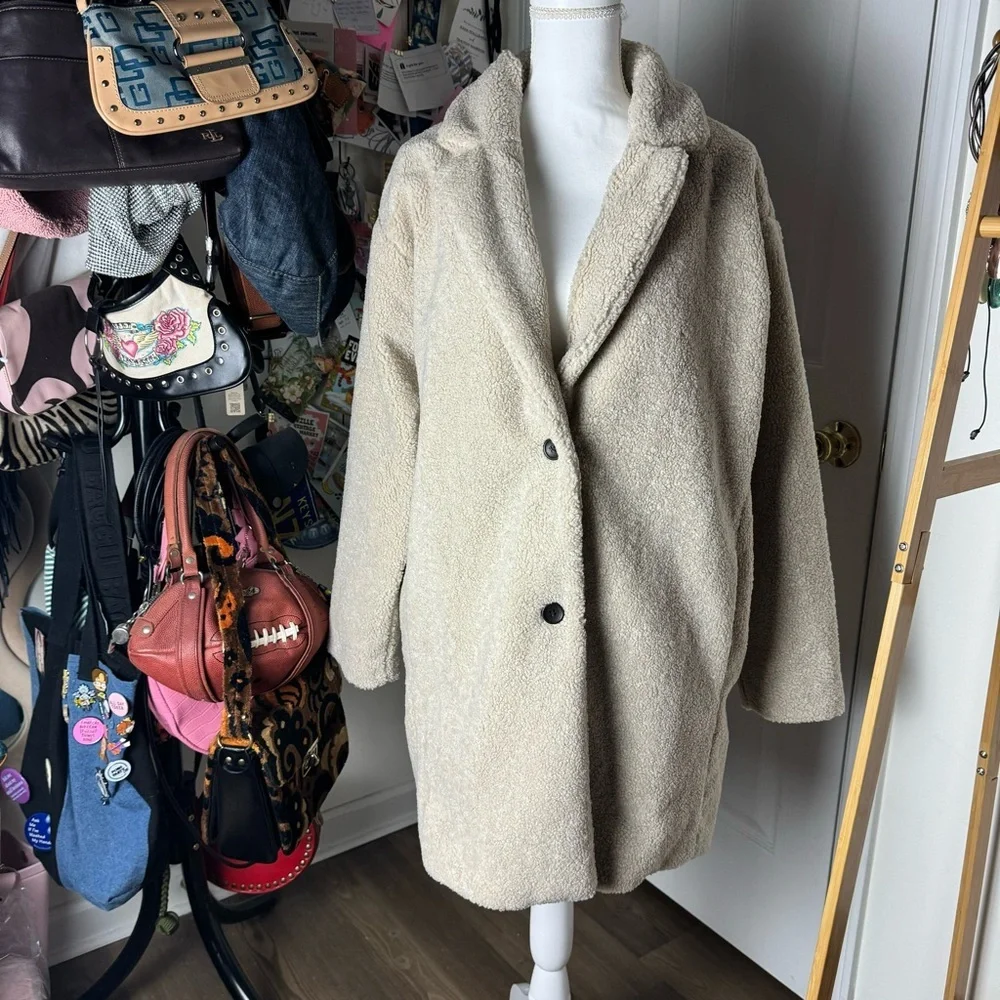 Daily Ritual Teddy Coat Large - Picture 7 of 7